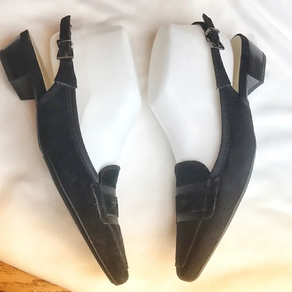 Peter Kaiser slingback suede, leather shoe…